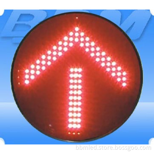 300mm (12") Without Lens Red Arrow LED Traffic Lights Module (FX300-3-R)